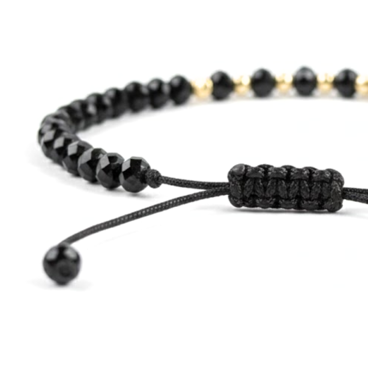 1 + 1 Gratis Bratara Reglabila AURRA®, Marime Universala, Black-Gold