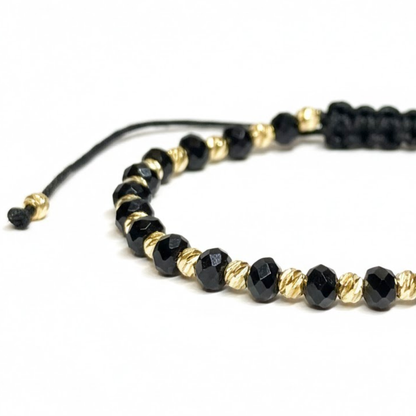 Bratara Reglabila AURRA® Black-Gold, Marime Universala