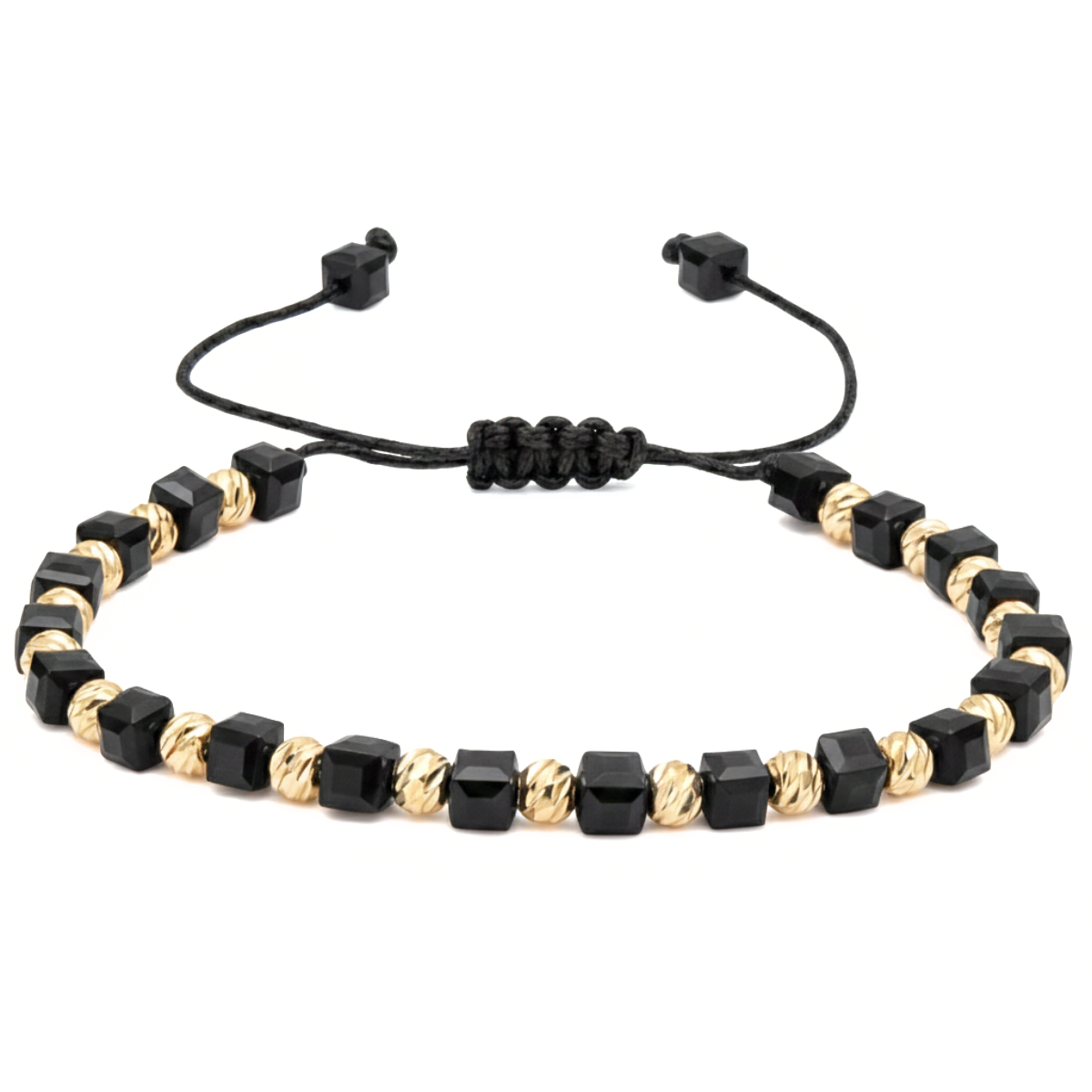 Bratara Reglabila AURRA®, Marime Universala, Black-Gold