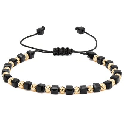 Bratara Reglabila AURRA®, Marime Universala, Black-Gold