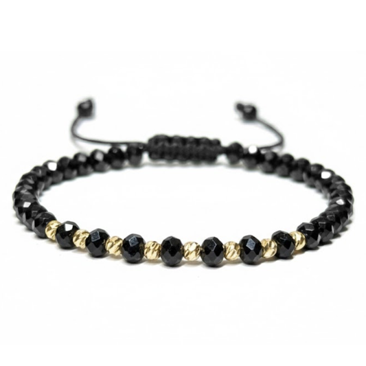 Bratara Reglabila AURRA®, Marime Universala, Black-Gold